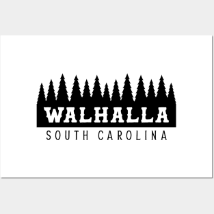 Walhalla South Carolina Tourist Souvenir Posters and Art